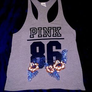 Victoria’s Secret PINK ✨Sparkly✨ Tank
